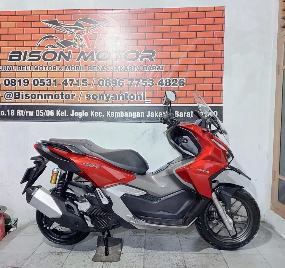 HONDA NEW ADV 160 CBS ISS KEYLESS TAHUN 2022 ISTIMEWA MERAH GLOSSY