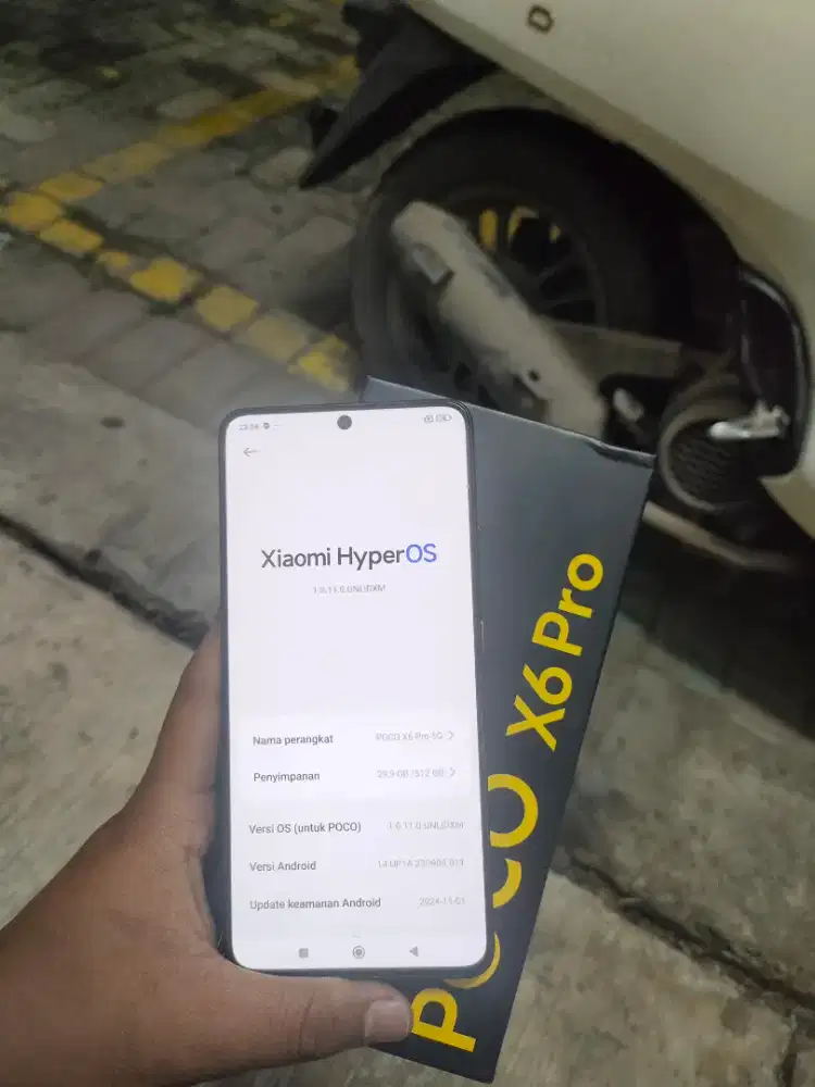 Poco X6Pro Ram 12/512 Kelengkapan Fullset Full ori
