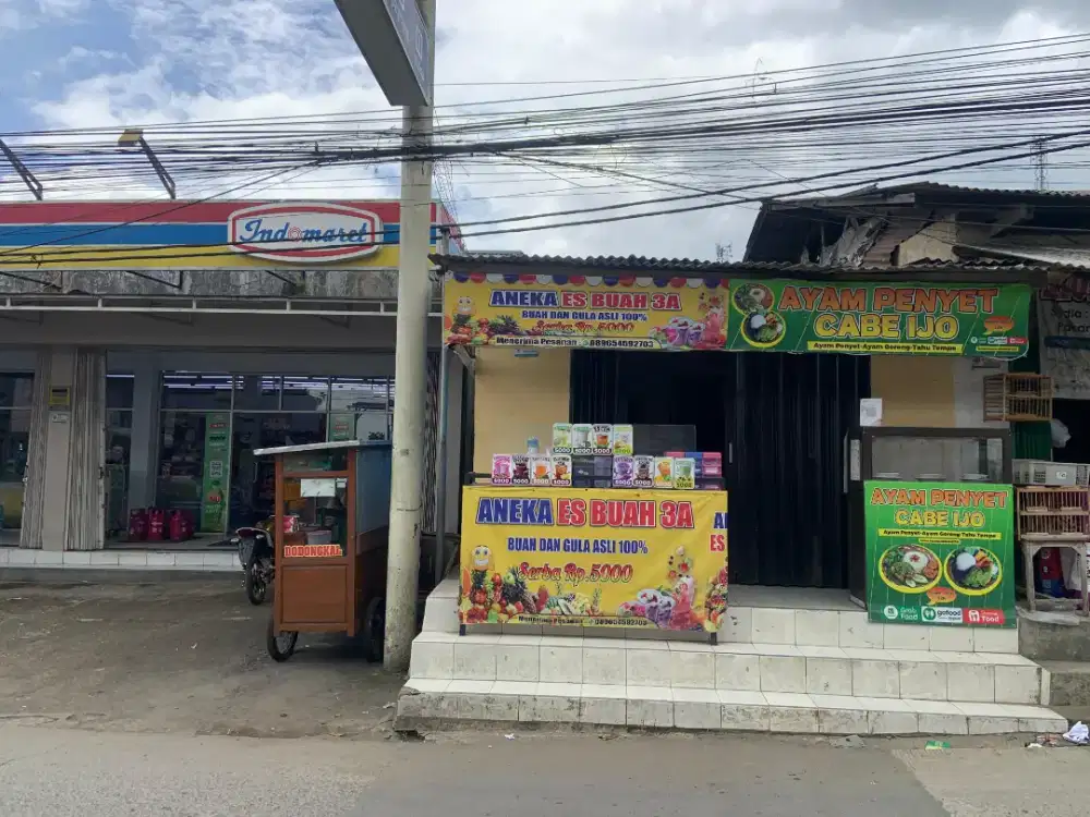 Over alih usaha ayam penyet dan es buah