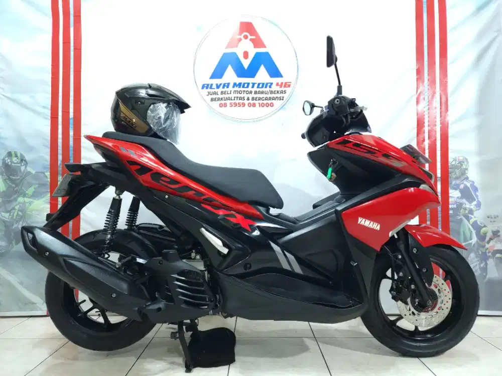 ( PROMO DP 800RB ) YAMAHA AEROX OLD TH 2019 LOW KM MULUS NO MINUS GRES