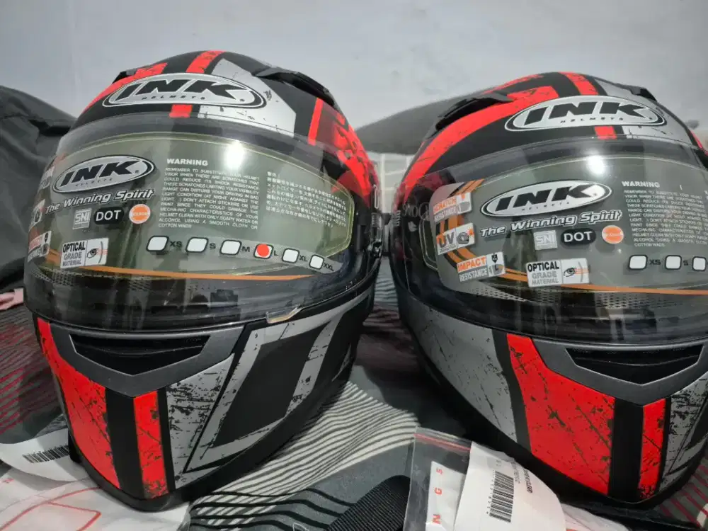 HELM FULL FACE INK DUKE #2 (CLEAR)