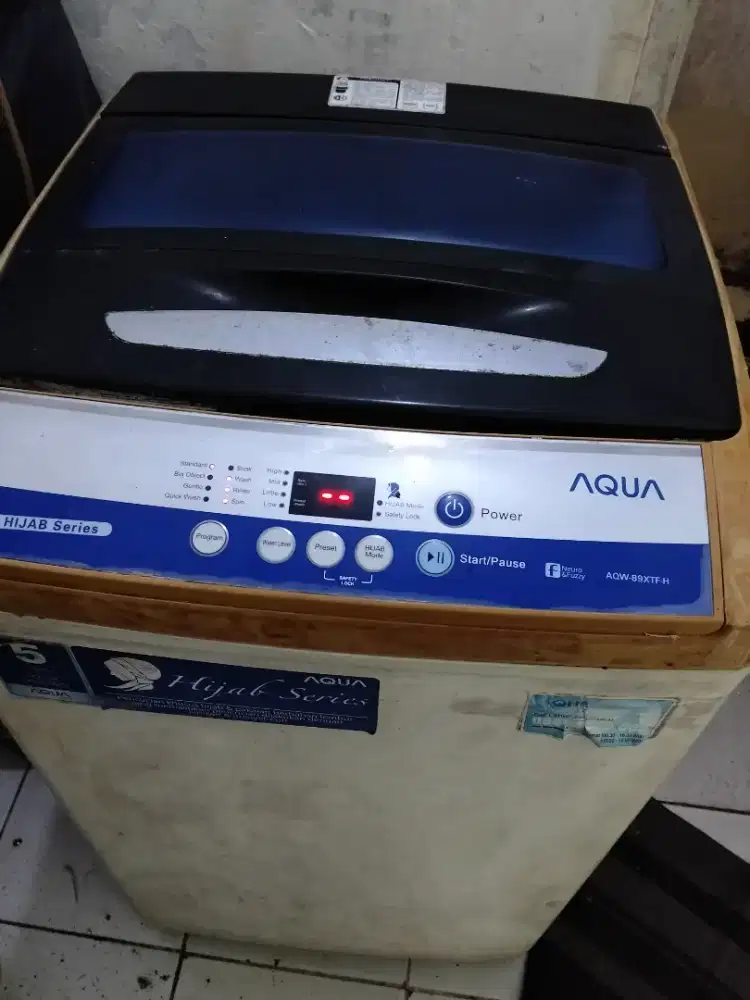 Mesin cuci Aqua 1 tabung
