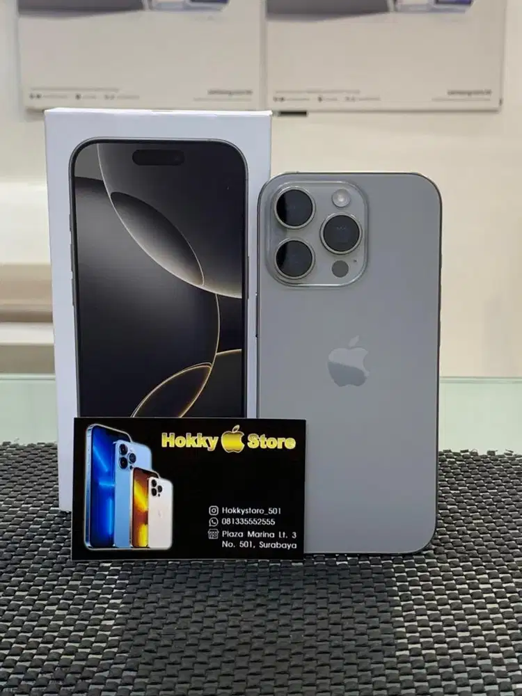 Iphone 16pro/512gb Natural titanium ex garansi inter februari 2026