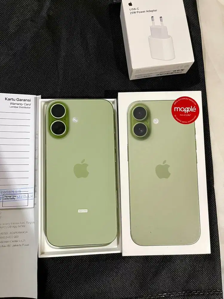IPHONE 17 256 SAGE FULLSET GARANSI PANJANG
