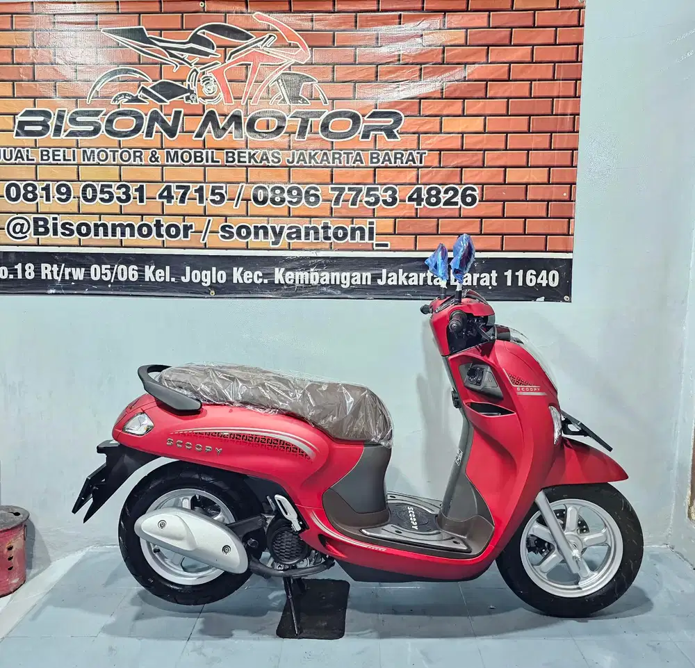 HONDA NEW SCOOPY KEYLESS SMART KEY CBS ISS ALARM 110 THN 2025 ISTIMEWA