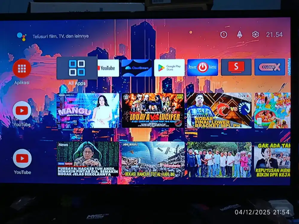 STB android box unlok siap pakai