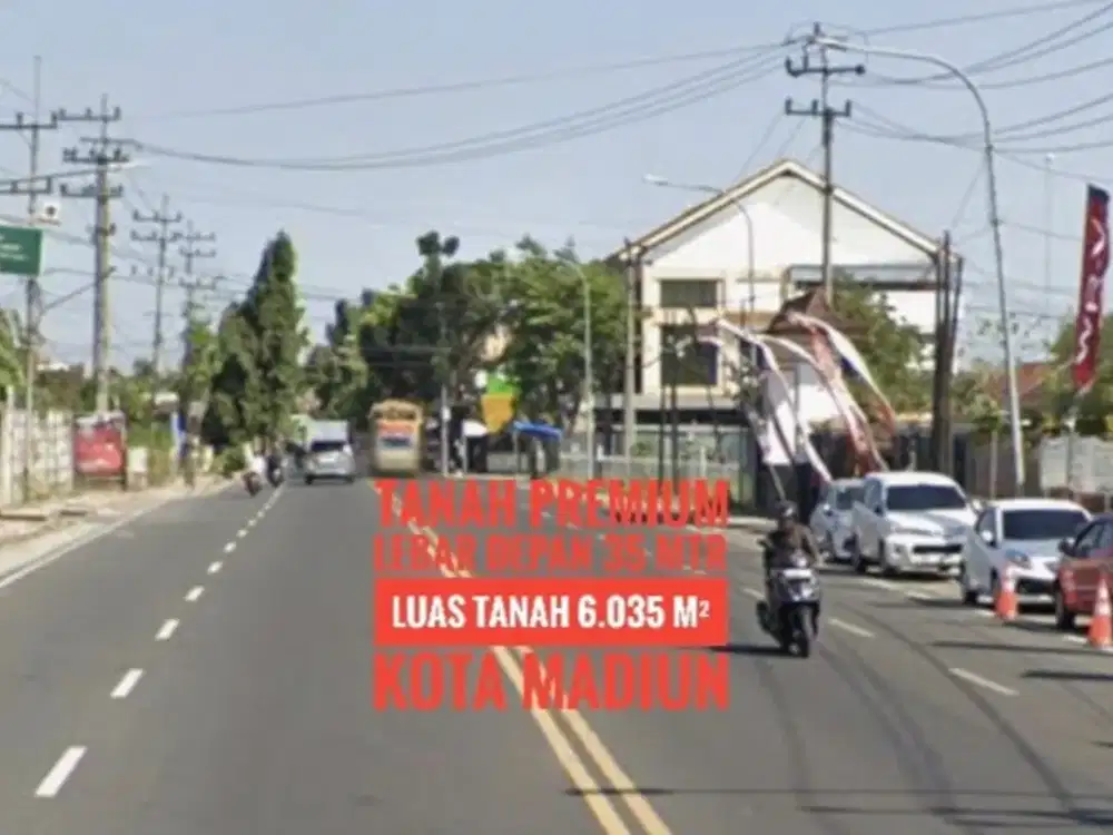 [H] Tanah LD 35 mtr, Jl. Basuki Rahmad KOTA MADIUN Lokasi Mantapp
