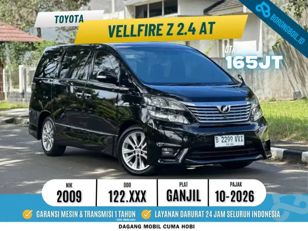 [TERMURAH] Toyota Vellfire Z 2.4 AT 2009