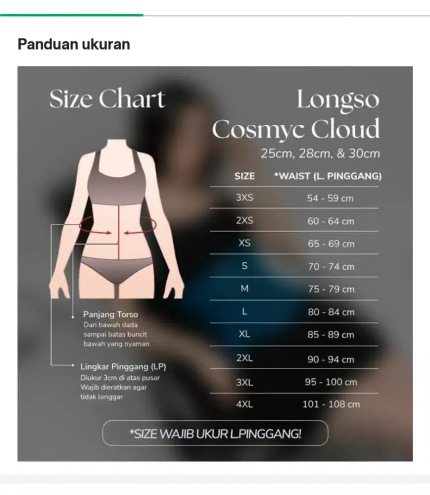 [BARU] Bondlou Korset Cosmyc cloud Pink, dijual karena salah ukuran