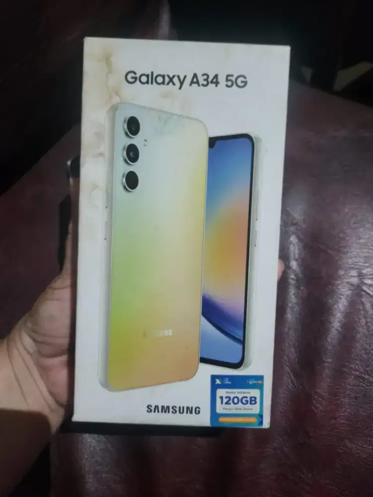 Jual segera Samsung Samsung A34 5G 128gb mulus komplit Cibinong