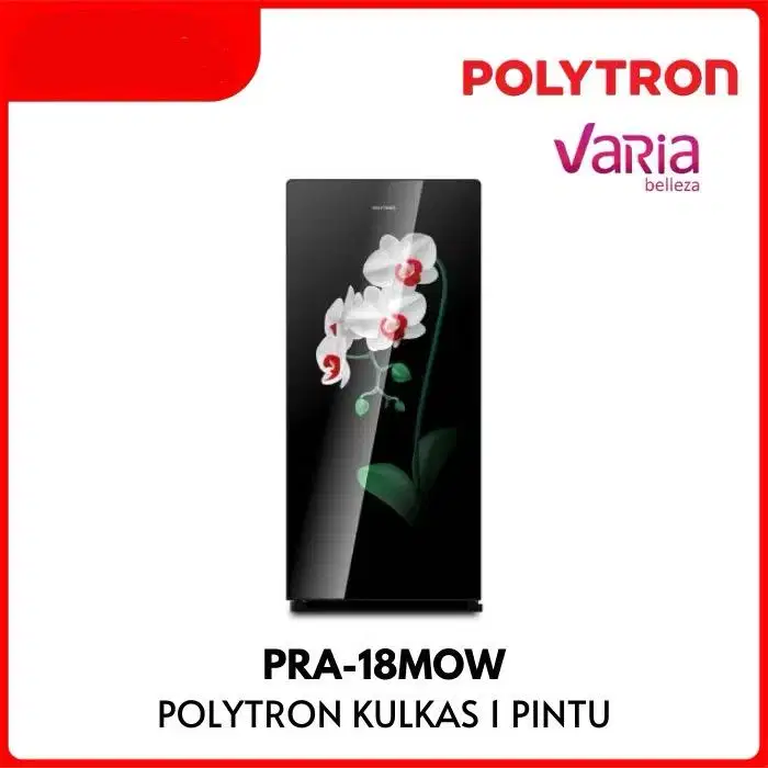 Kulkas 1 Pintu Polytron Belezza Pra-18MOW 180 Liter