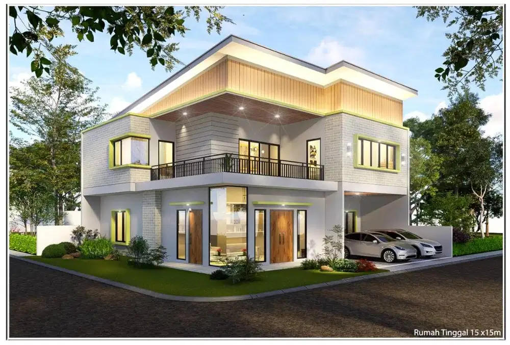 DIJUAL RUMAH BARU POSISI HOEK HARGA UNDER 5M AN DI KENCANA LOKA BSD