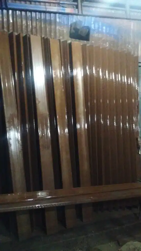 Rolling door folding gate