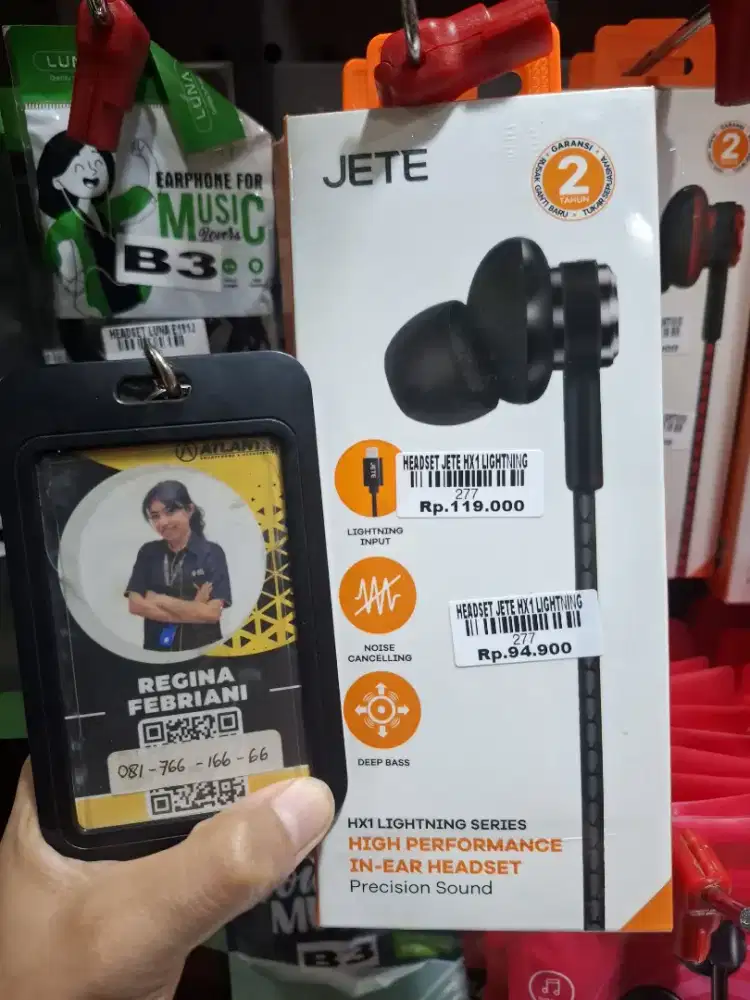 HEADSET JETE HX1 LIGHTNING | ATLANTIS DAHSYAT