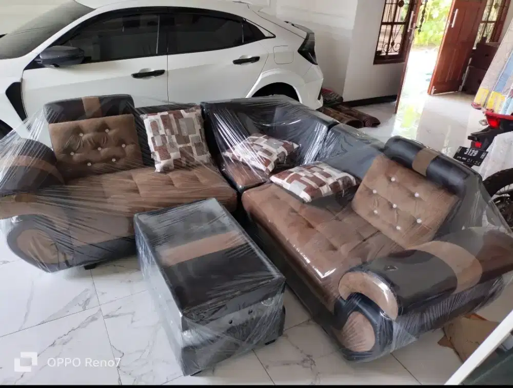 1set sofa sudut minimalis