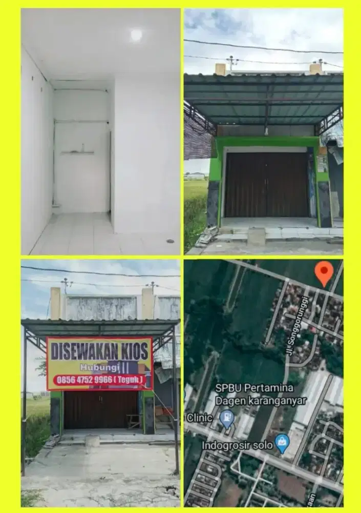 Disewakan Ruko Serbaguna