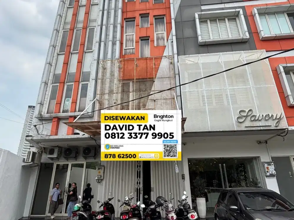 Ruko 4 LANTAI RAYA MERR IR SOEKARNO DISEWAKAN NOL JALAN