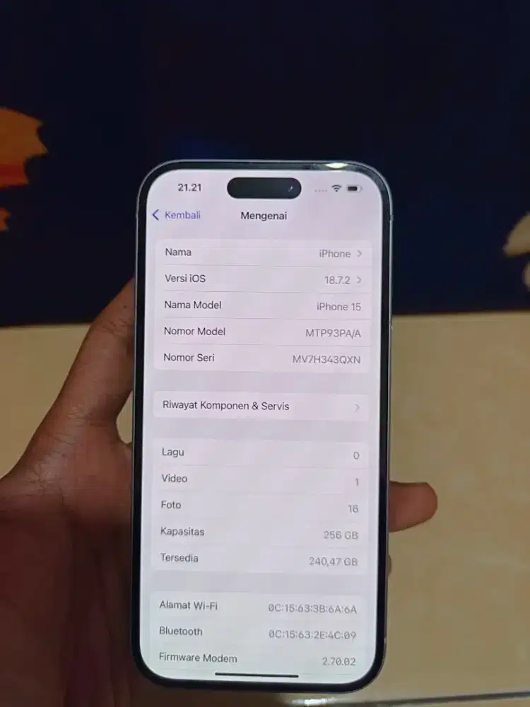 Iphone 15 256gb ibox paa