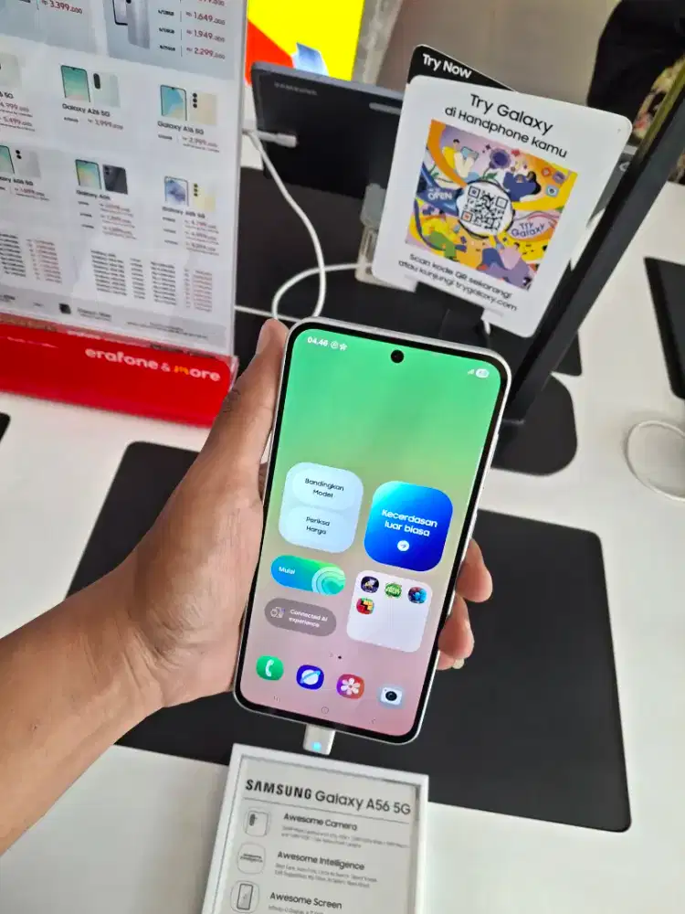 SAMSUNG A56 DISKON 800K PWP CHARGER ORIGINAL FREE GIFT SENILAI 200K