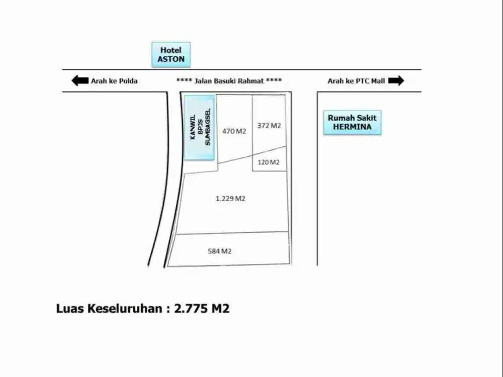 tanah dijual palembang