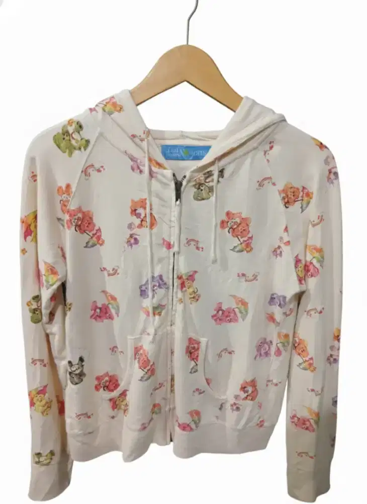 Jaket Hoodie FullZip Care Bears Full Print