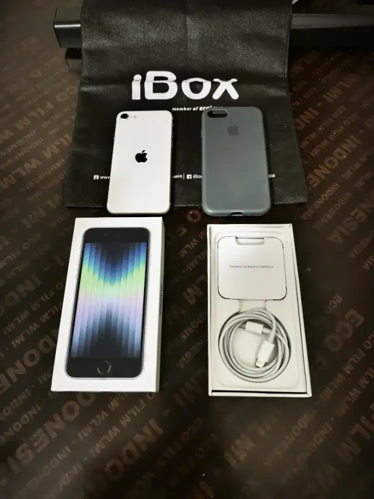 Iphone SE Gen 3 2022 128gb IBOX Resmi Normal original mulus terawat