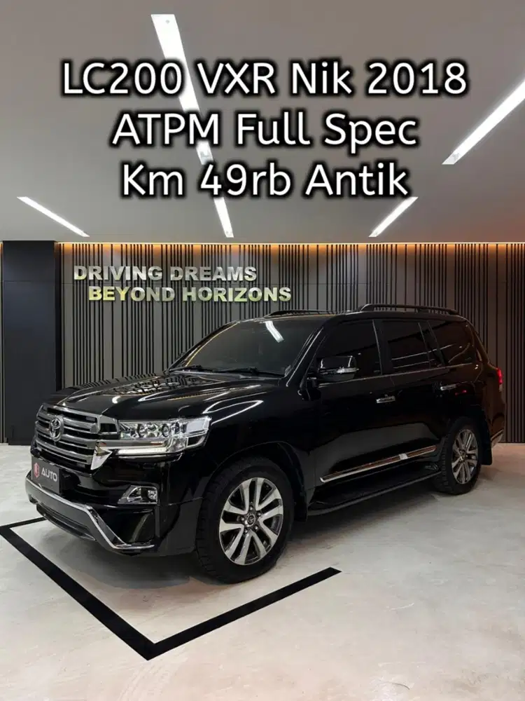 Toyota Land Cruiser VXR Full Spec 2018 Hitam LC LC200 Km49rb B1911TJP