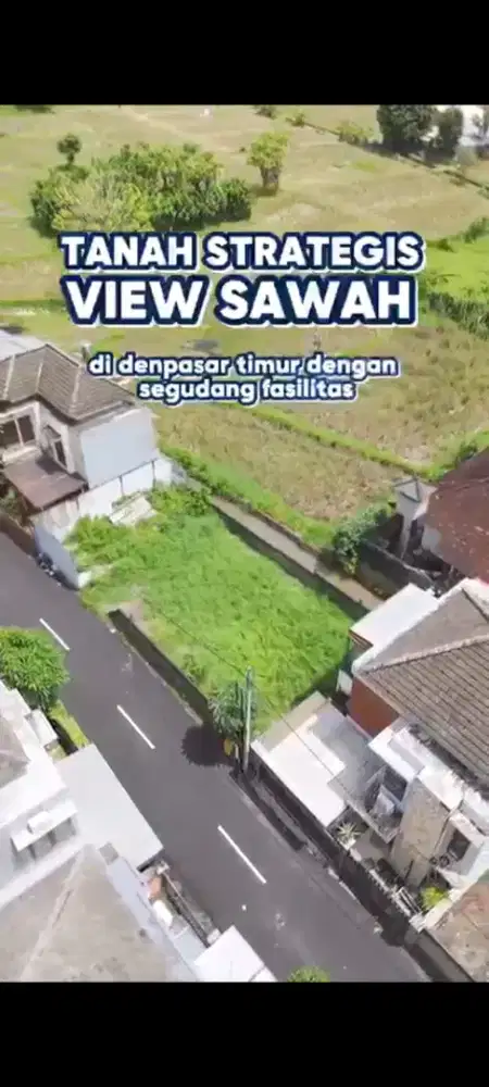 Dijual tanah kavling 1 are di sekar jepun gatsu timur denpasar bali