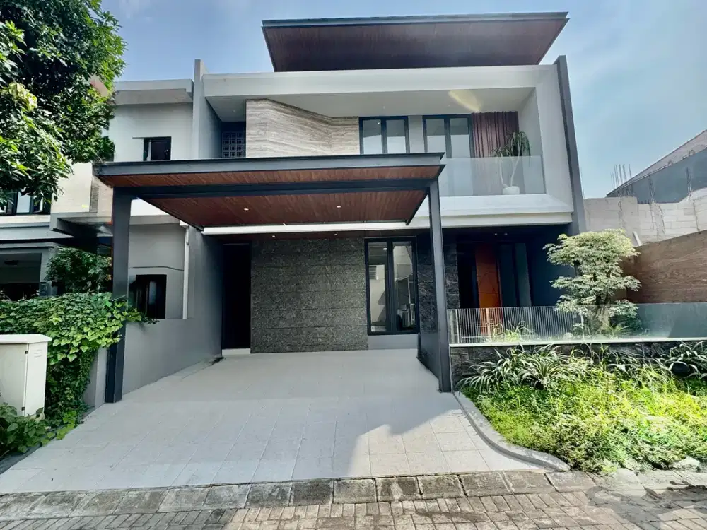 DIJUAL RUMAH WOODLAND CITRALAND MODERN MINIMALIS 4KT SEMI FURNISH