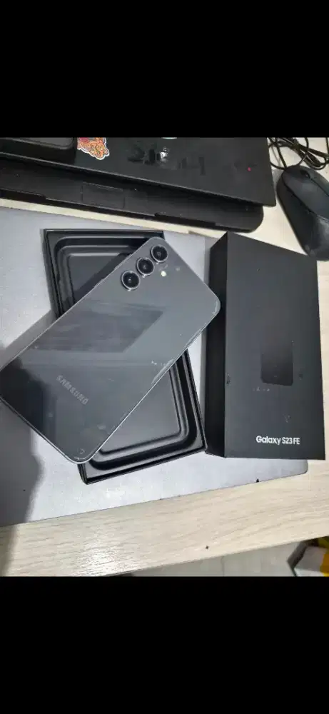 jual samsung S23 Fe 256gb hitam no minus