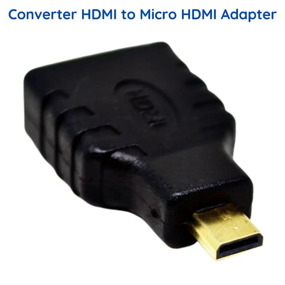 Konektor HDMI to Micro HDMI Converter Adapter Connector Gender HDTV