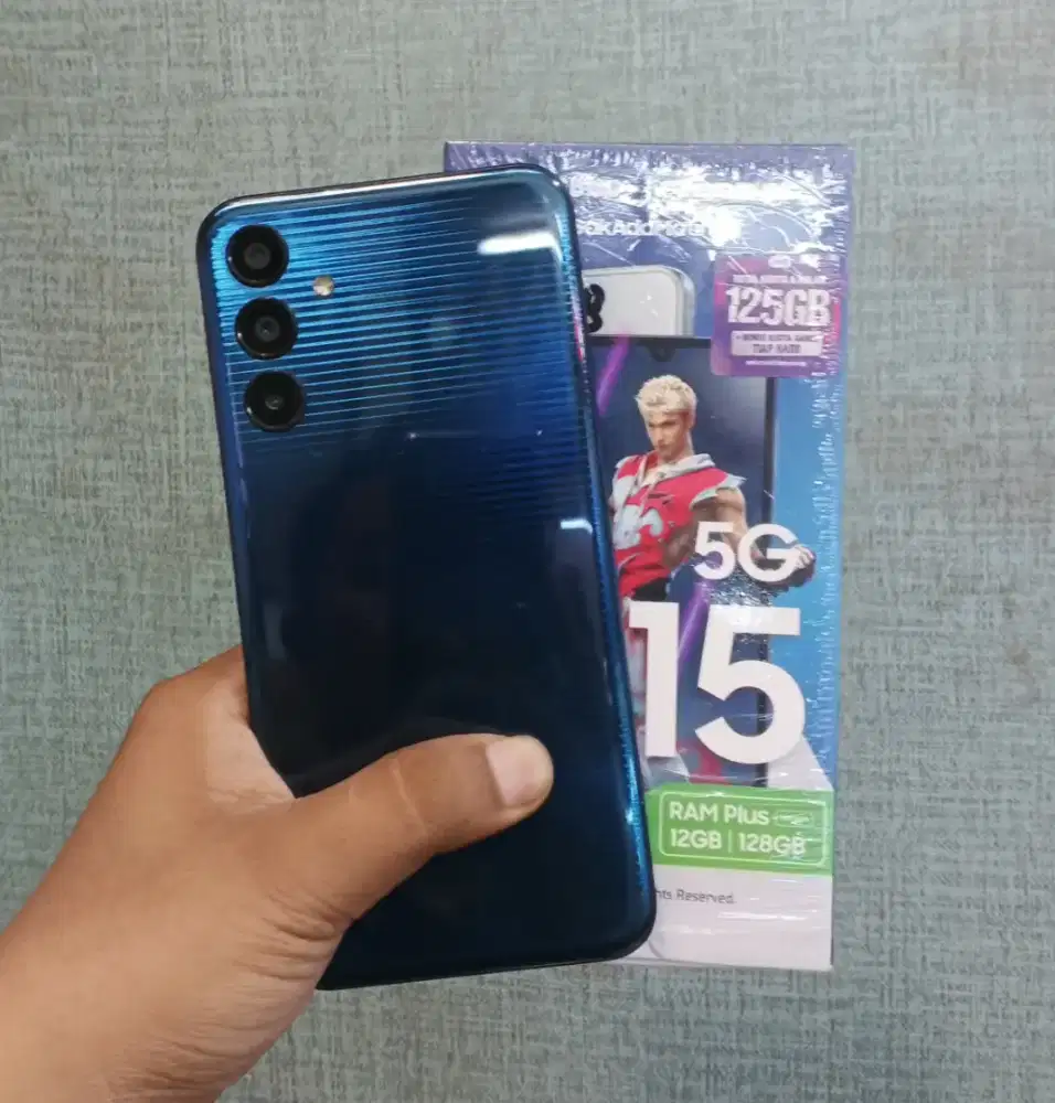 Samsung M15 5G 6/128 Mulus Lengkap Fullset Original SEIN