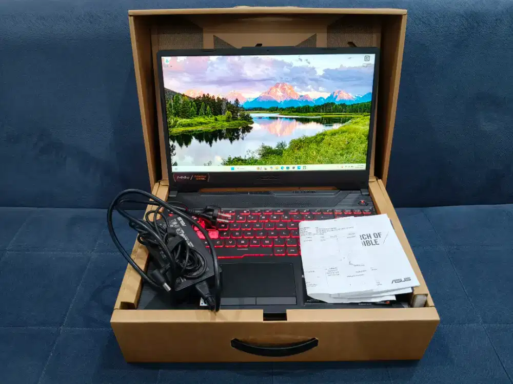 Asus TUF Ryzen 7 -7435HS RAM 8GB SSD 512GB RTX 2050 4GB Garansi Resmi