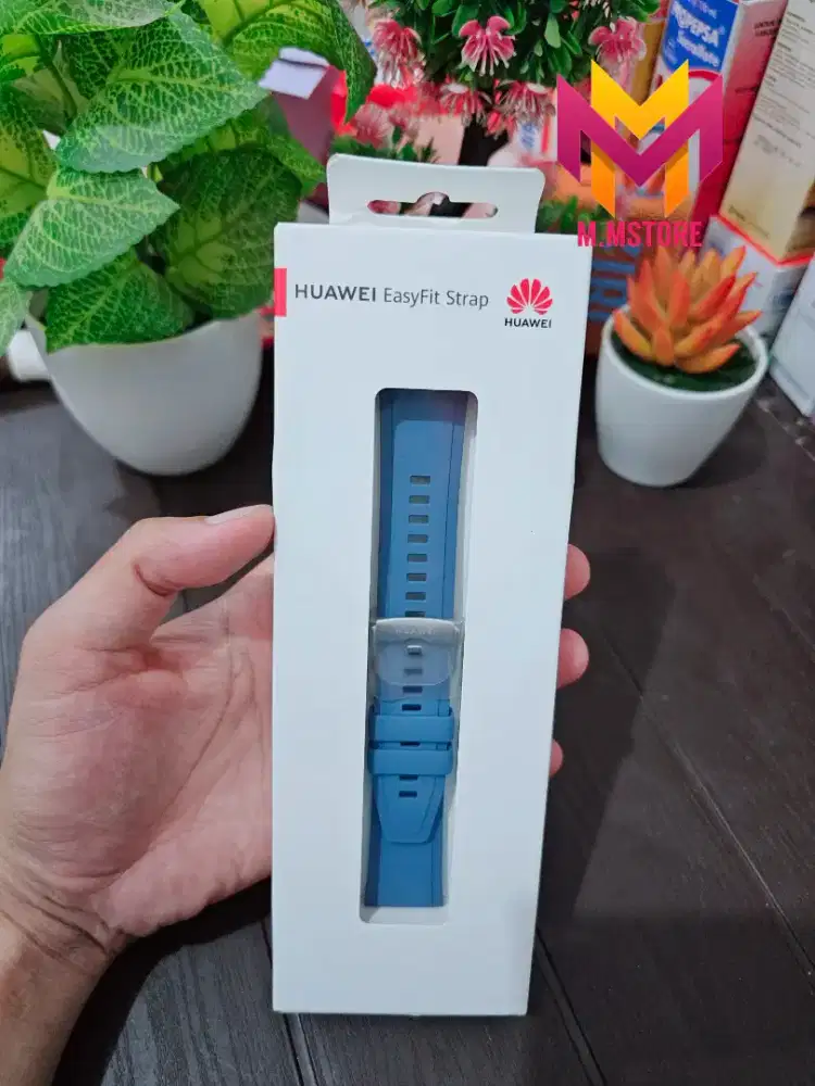 Strap Original Huawei Watch Blue ukuran 22mm Universal smartwatc