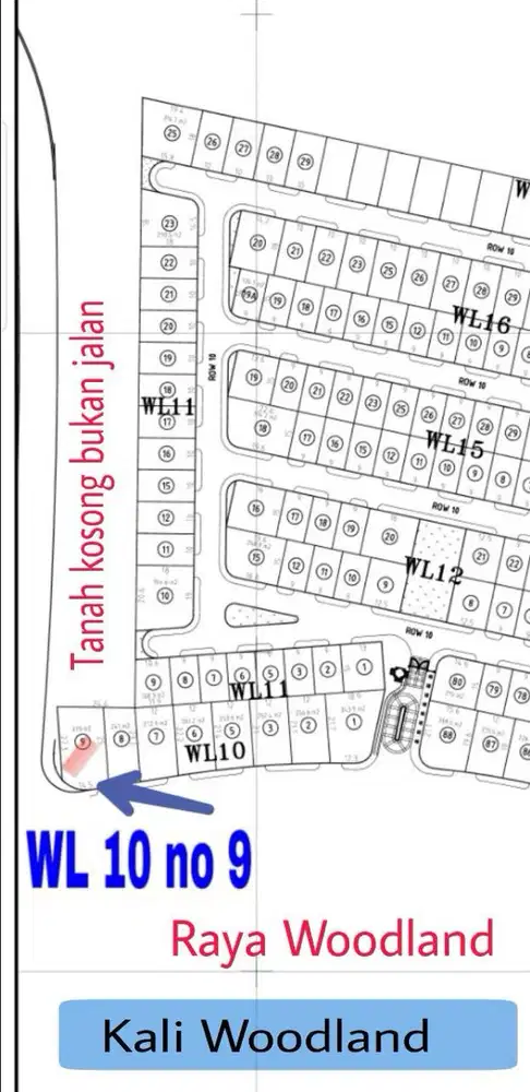 Dijual Kavling Bisa Untuk Komersial Woodland Citraland Surabaya Barat