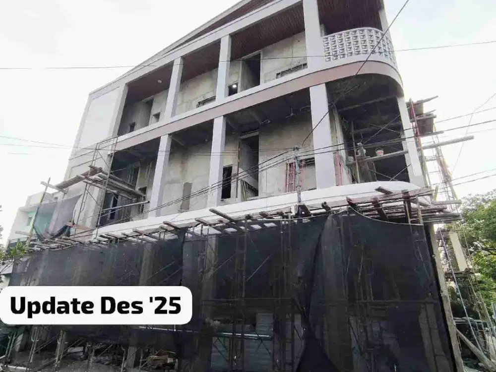 Dijual Progres Rumah Kost 30+1 Kamar Plus Furnish Perum Gunungsari Indah Wiyung Surabaya