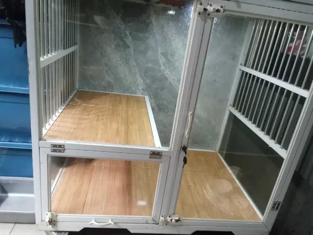 Kandang kucing 2pintu ukuran 180 100 2tingkat  besar