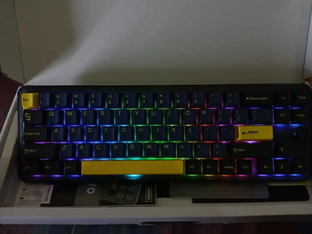 Keyboard gaming fantech maxfit70