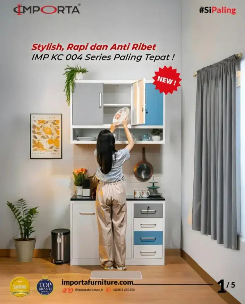 Rak / Kabinet Kitchen Besi Importa KC 004