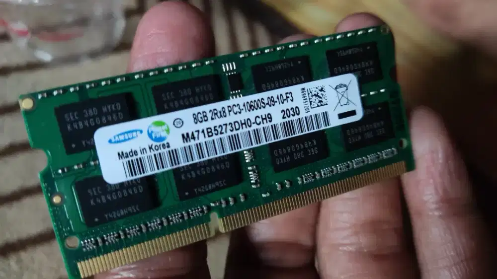 Ram Copotan Laptop ddr3 Ram 8GB merk Samaung