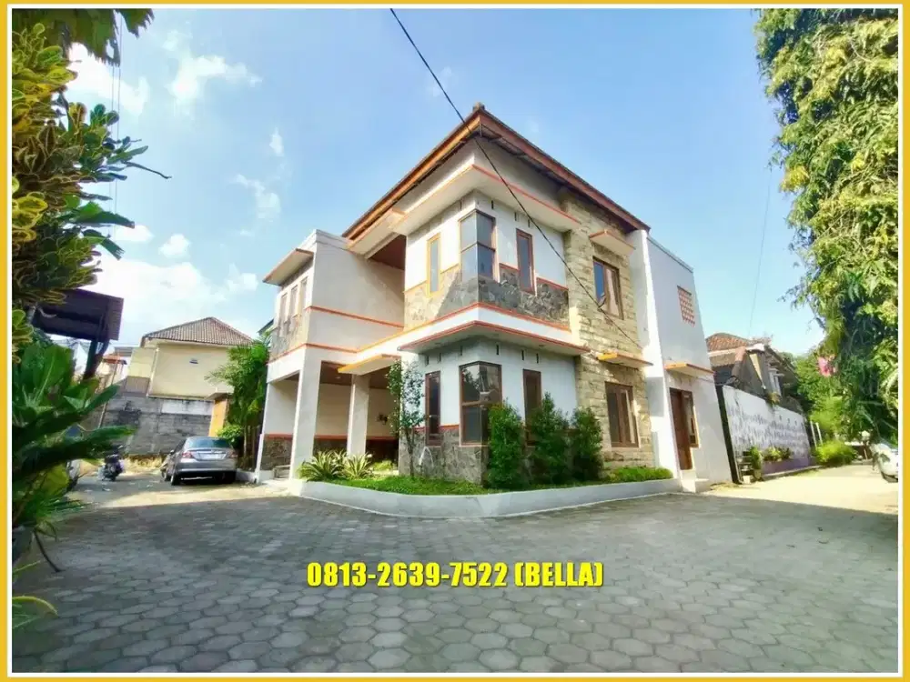 dijual rumah 2 lantai 100 meter jalan dr rajimin dekat pemda sleman