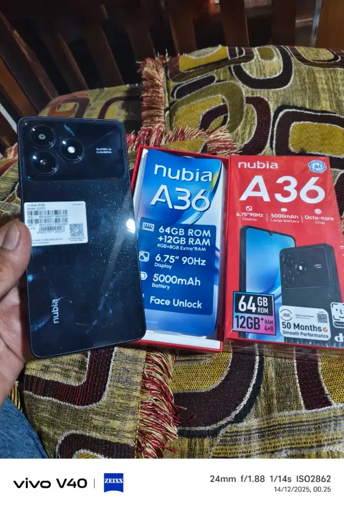 Zte Nubia A36 ram 4/64gb istimewa (1 minggu pakai)