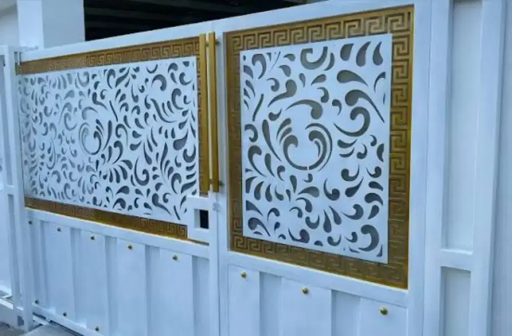 Pagar gerbang plat cutting laser