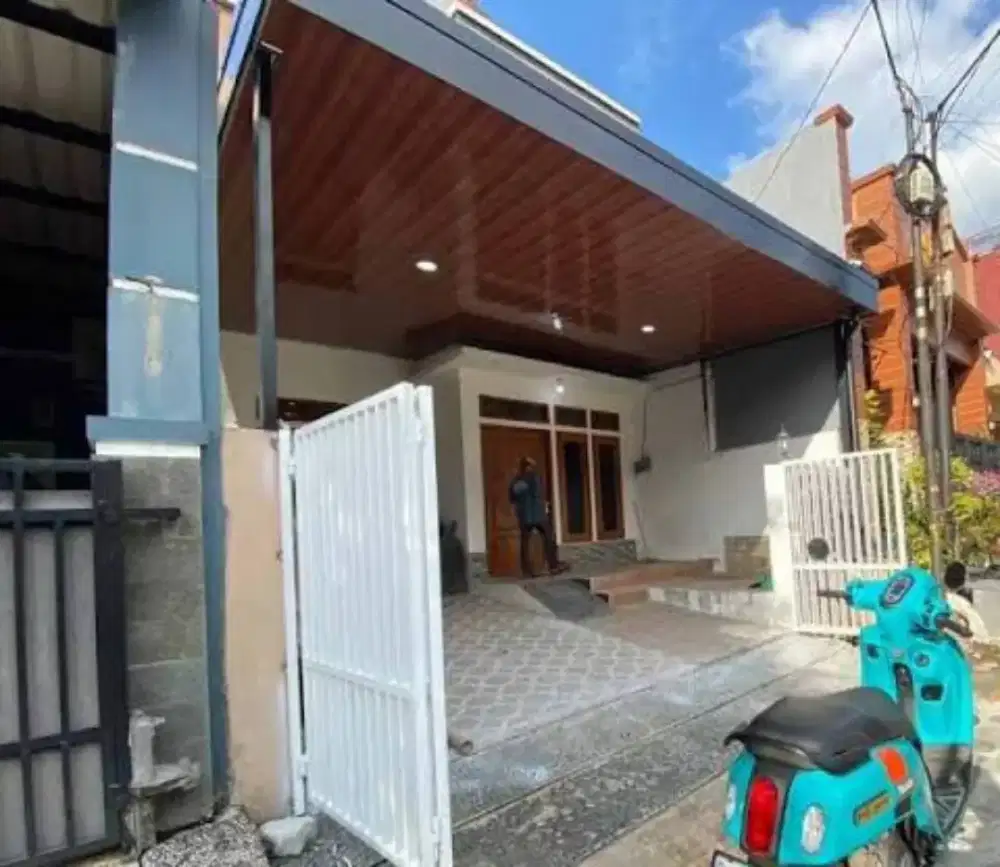 Kanopi atap upvc dan plafon