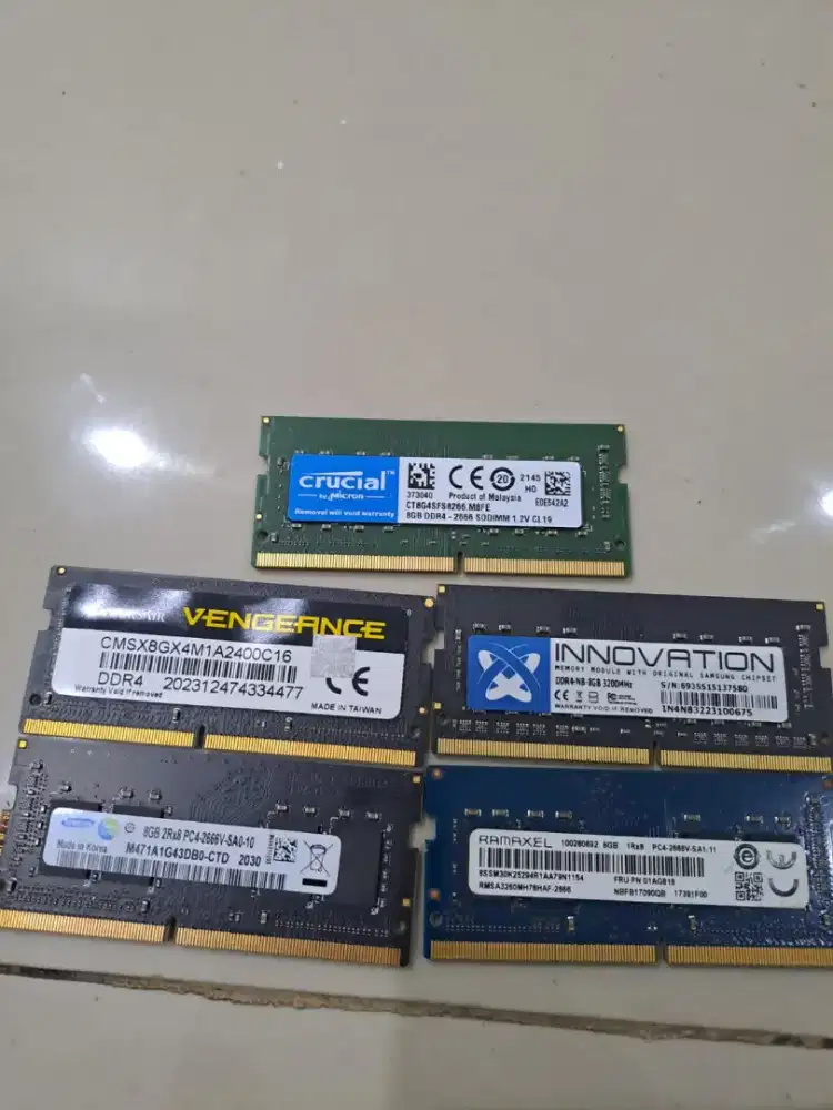 Ram laptop 8Gb ddr4 seken normal