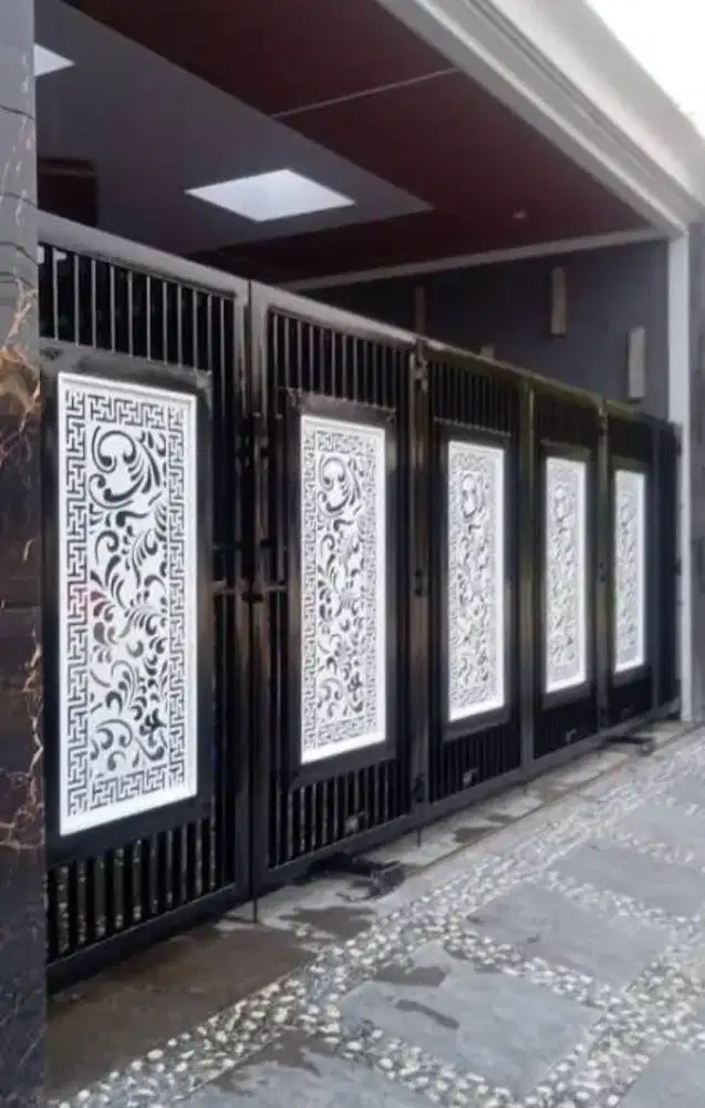 Pagar plat cutting laser