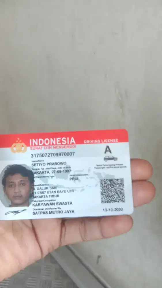 CARI PEKERJAAN SUPIR ATAU APA SAJA