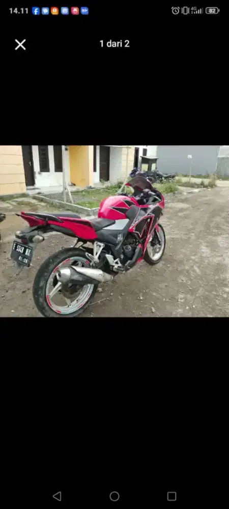 CBR KOMPLIT PLAT E TAHUN 2015 8 JT jual TT/BT