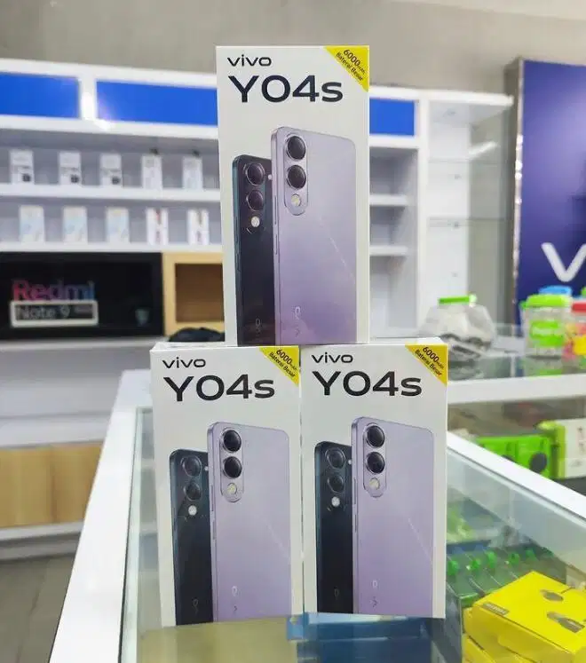 VIVO Y04S ~ RAM 4+4/64GB | RAM 4+4/128GB