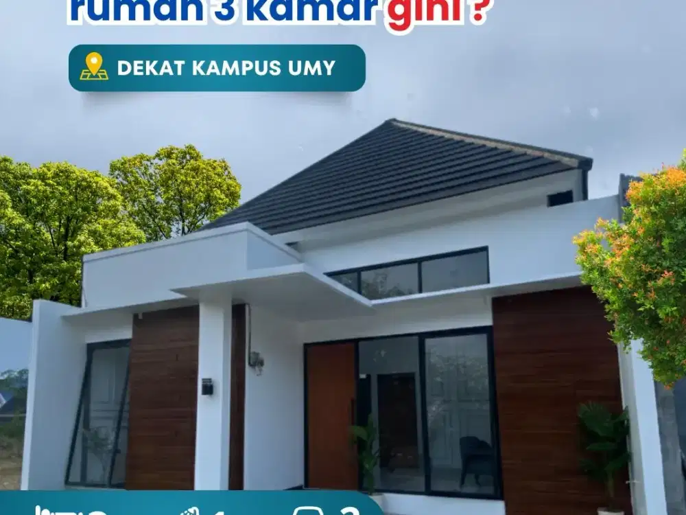 RUMAH DEKAT UMY DENGAN ROW JALAN ENAM METER